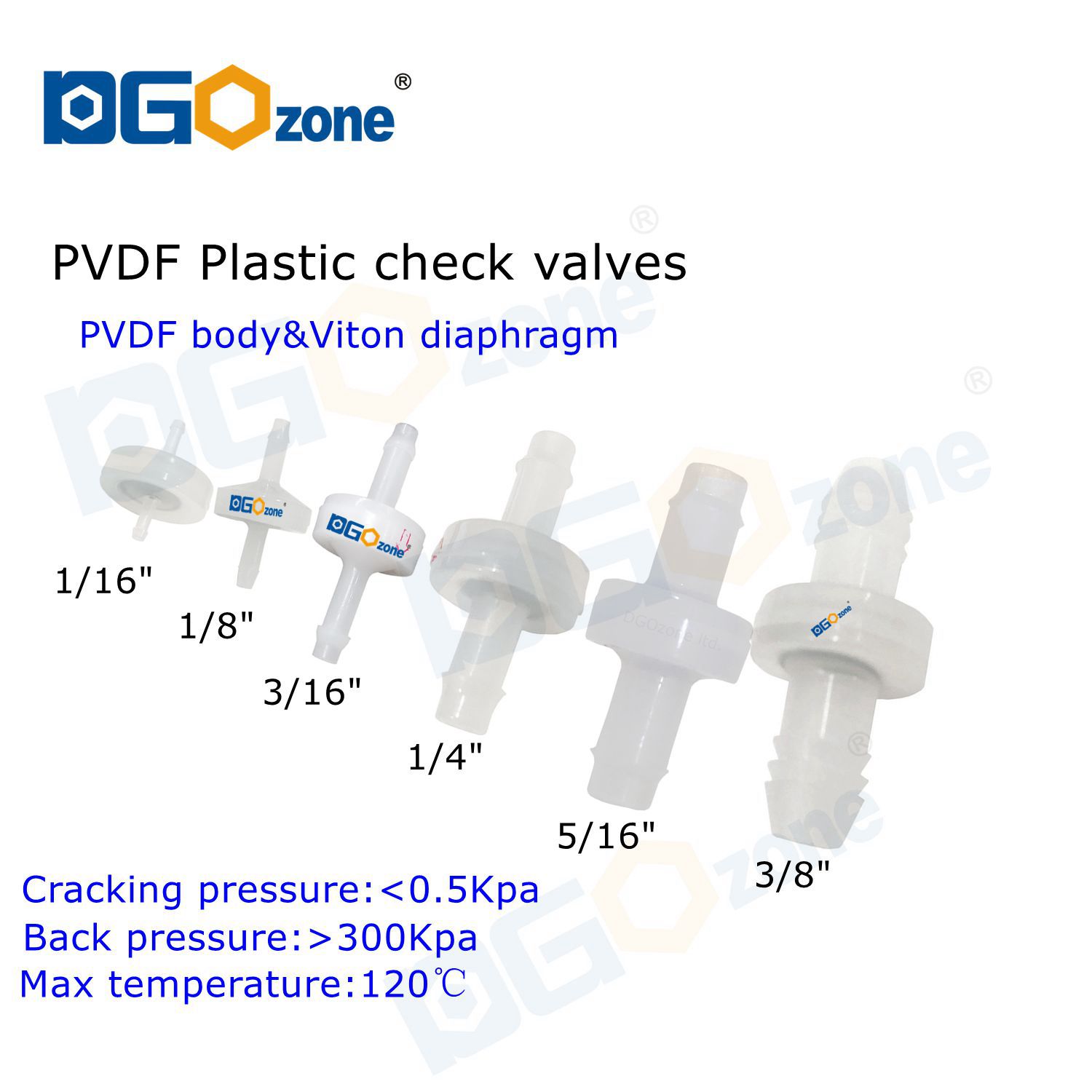 Marine Aquarium Ozone Generator - PVDF 3/8 
