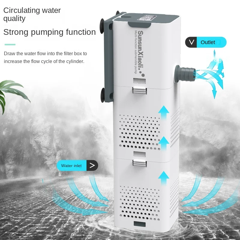 SUNSUN 3 in 1 Filter for Aquar - đánh giá và giá Aquarium Blue Marine Reef 60