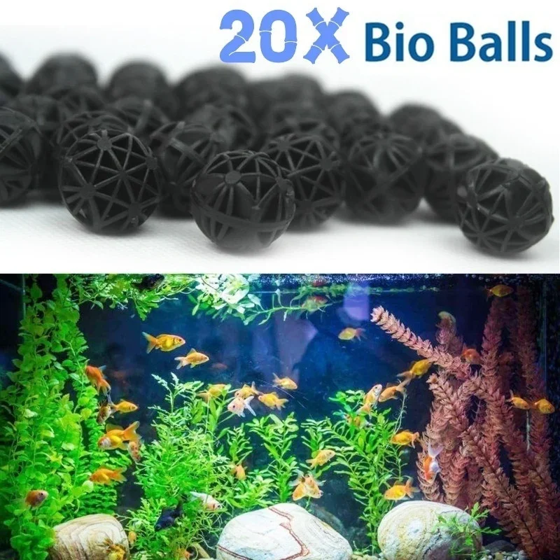 20Pcs 16mm Aquarium Bio Balls  - đánh giá và giá Marine Aquarium Filter Media
