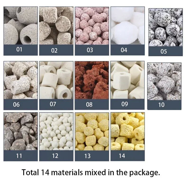 250g 500g 1000g 14 Types Aquar - đánh giá và giá Marine Aquarium Filter Media